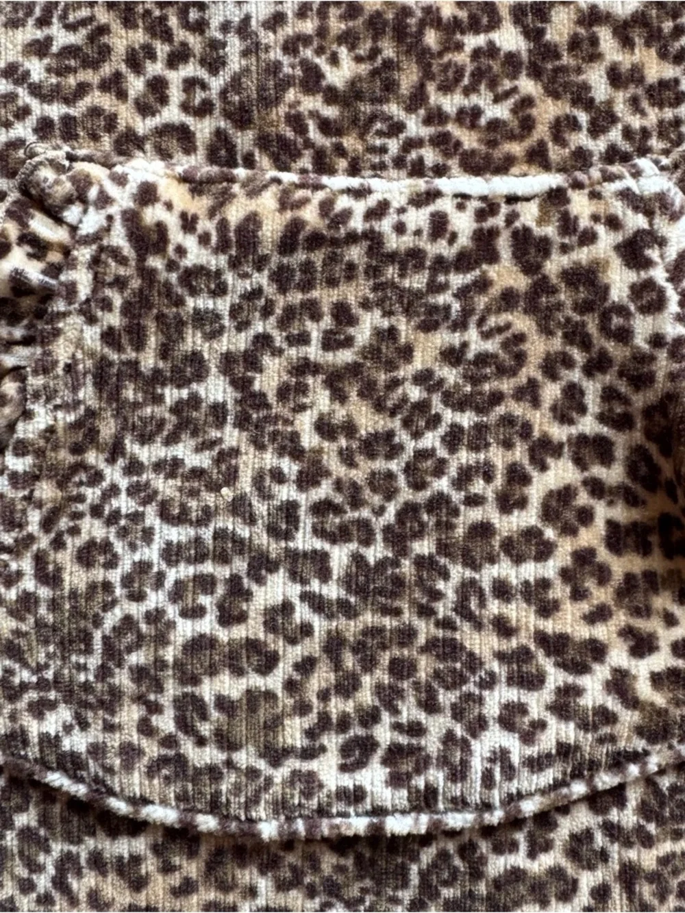 Y2K Baby Leopard Velour Dress 12M Cheetah Print Children’s Place